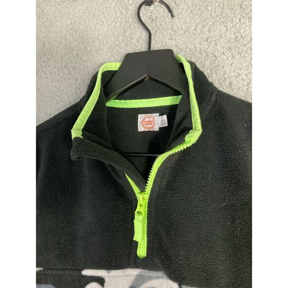 Wonder Nation Boys'‎ Camo Fleece 1/4 Zip Pullover Jacket Size 10-12 - Picture 2 of 9